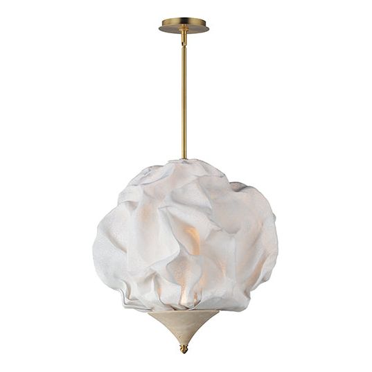 Studio M - SM42402WTNAB - LED Pendant - Shroud - Natural Aged Brass