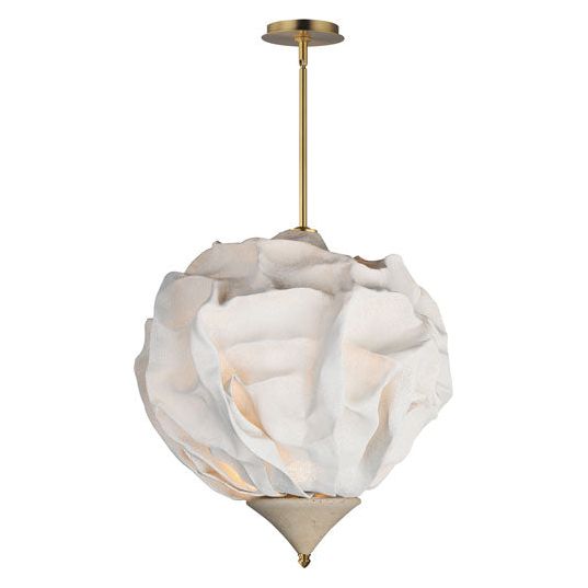 Studio M - SM42404WTNAB - LED Pendant - Shroud - Natural Aged Brass