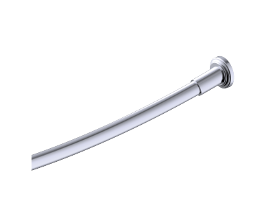 Florence Shower Rod - Round & Curved