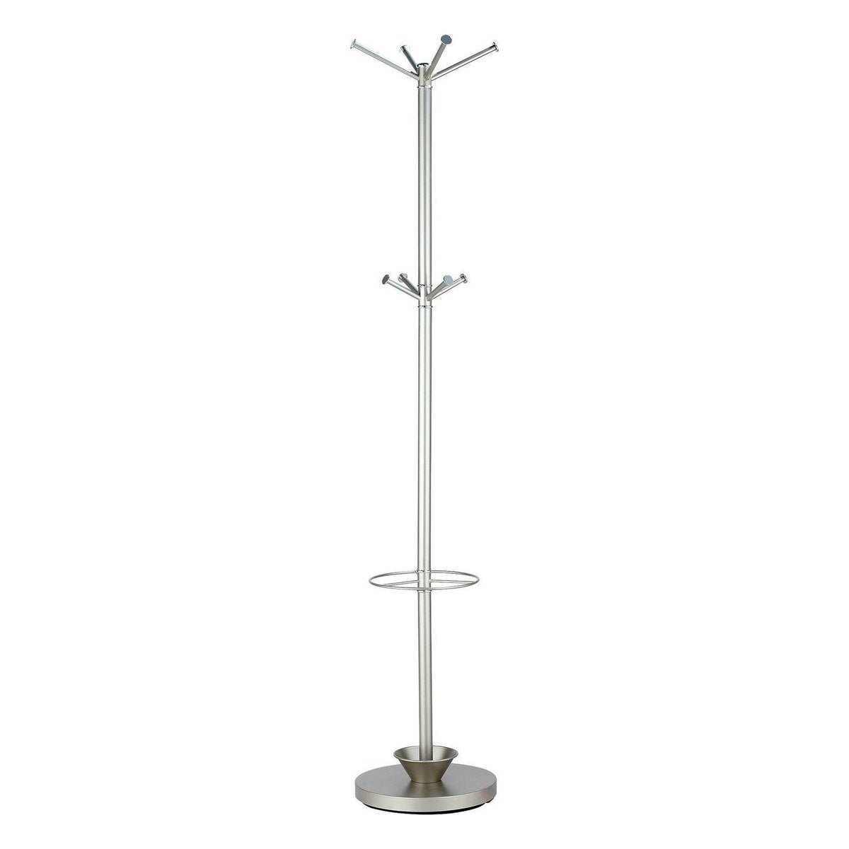 Adesso Home - WK2048-22 - Stand/Coat Rack - Quatro - Champagne Powder Coated Steel