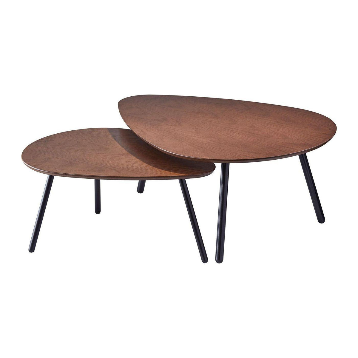 Adesso Home - WK2125-15 - Nesting Coffee Table - Hendrix - Matte Black