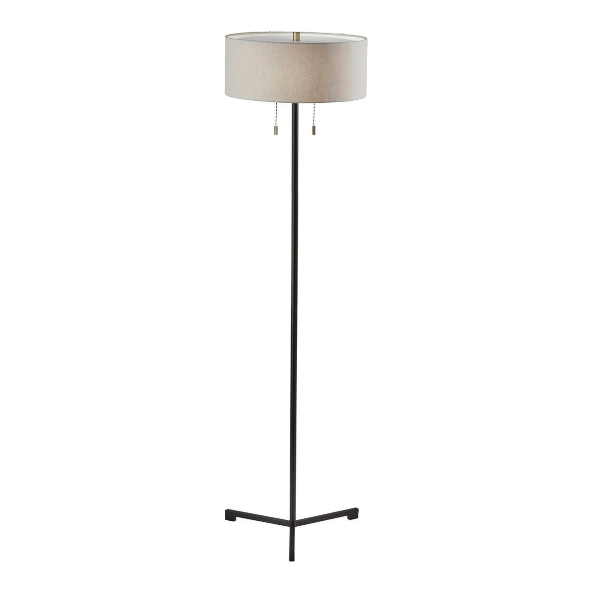 Adesso Home - Wesley Floor Lamp - 1557-01 | Montreal Lighting & Hardware