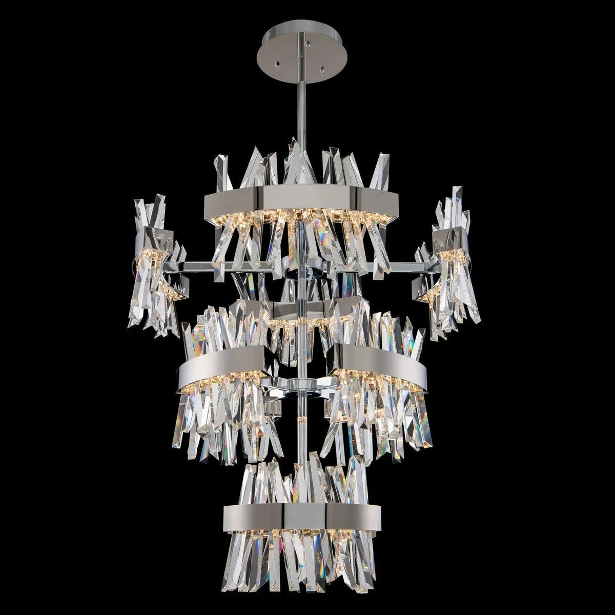 Allegri - Glacier LED Foyer Pendant - 030259-010 | Montreal Lighting & Hardware