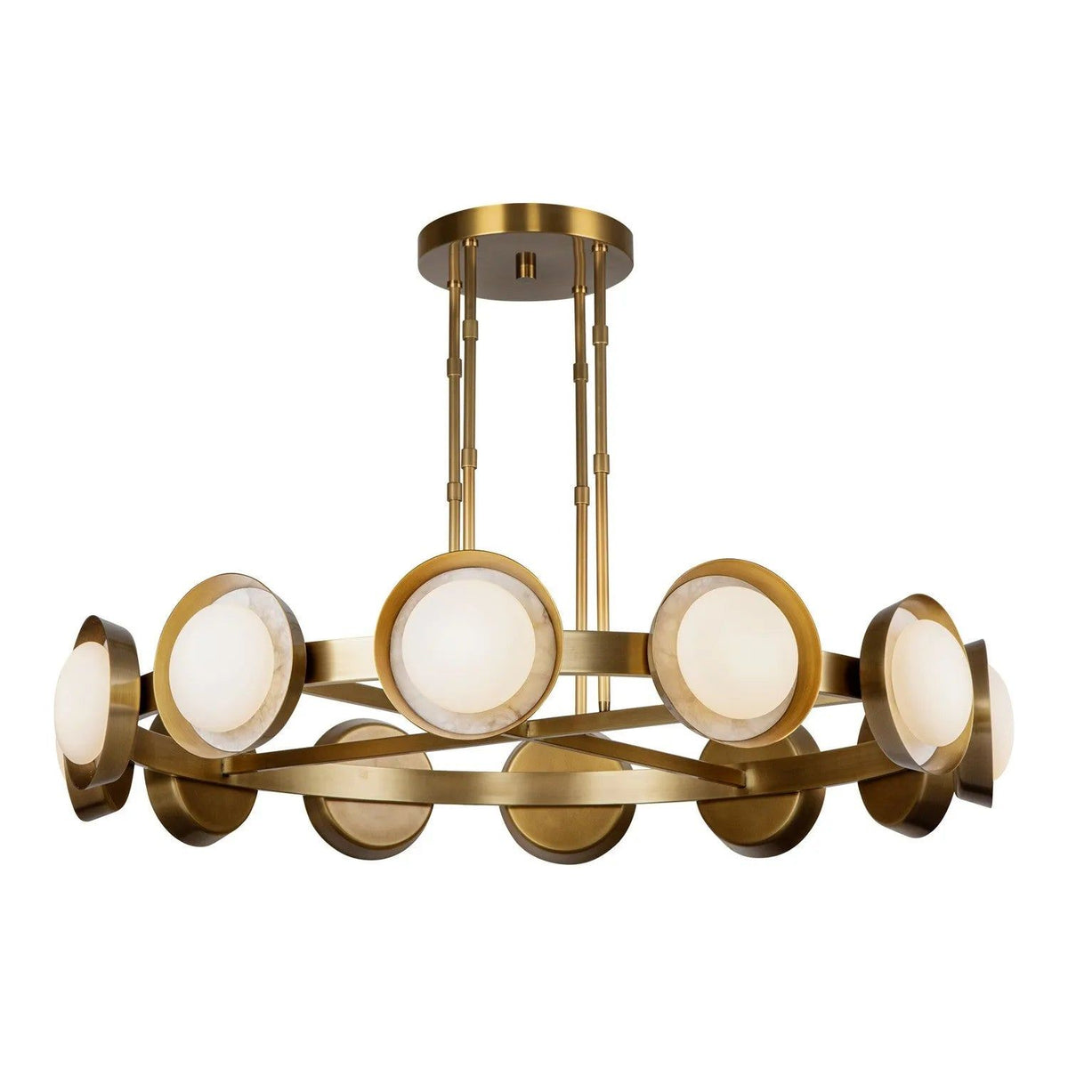 Alora Lighting - Alonso LED Chandelier - CH320050VB | Montreal Lighting & Hardware