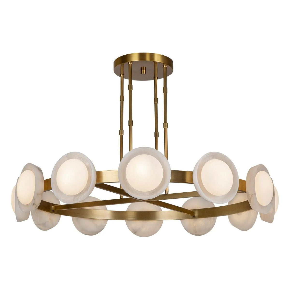 Alora Lighting - Alonso LED Chandelier - CH320050VBAR | Montreal Lighting & Hardware