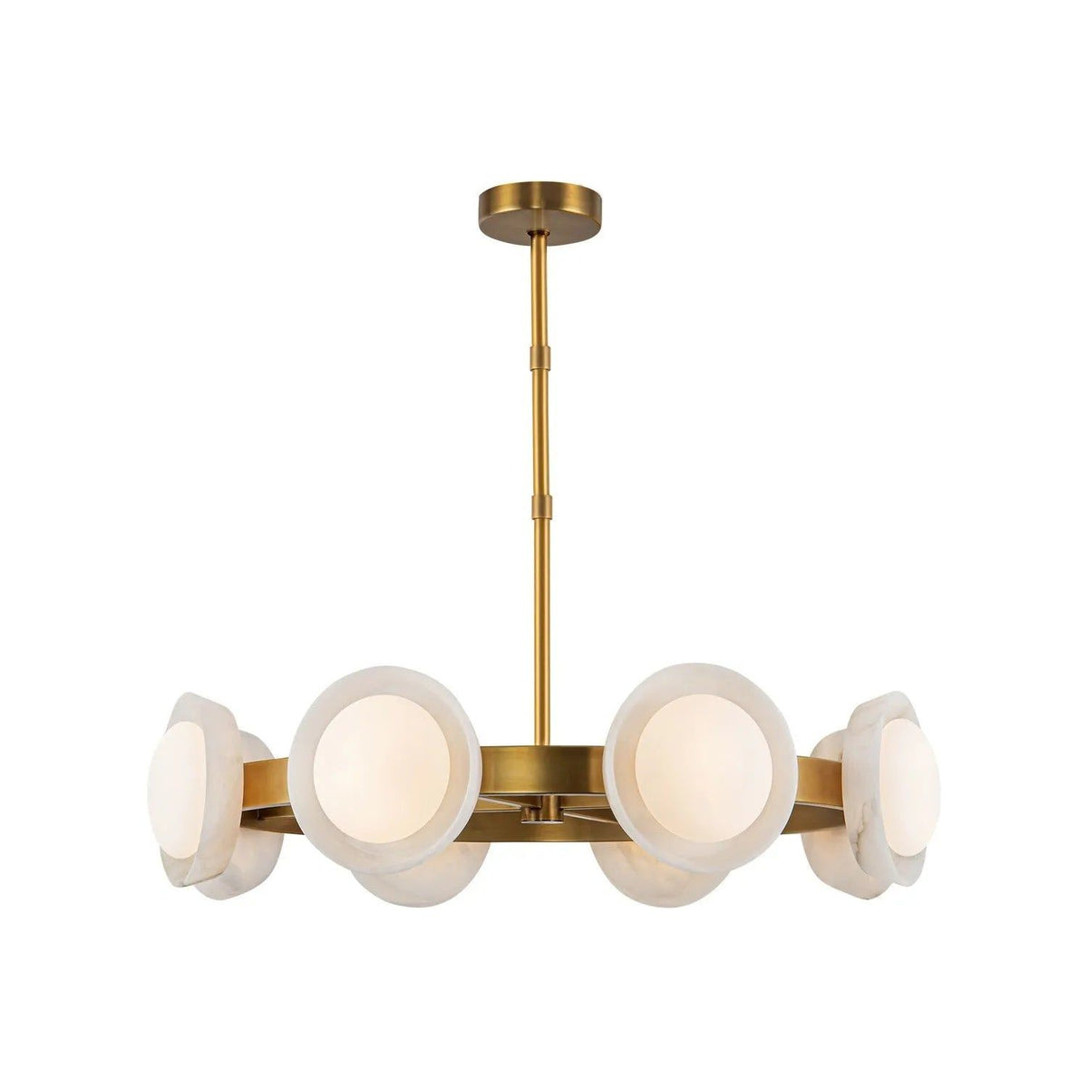 Alora Lighting - Alonso LED Chandelier - CH320837VBAR | Montreal Lighting & Hardware