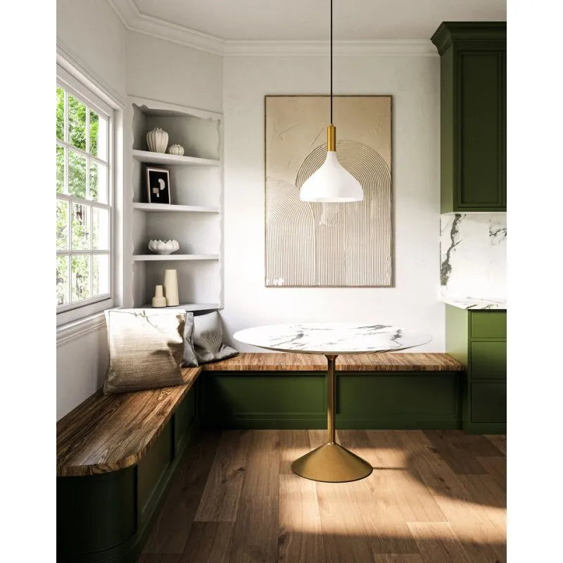 Alora Lighting - Belleview Pendant - PD532312AGCL | Montreal Lighting & Hardware