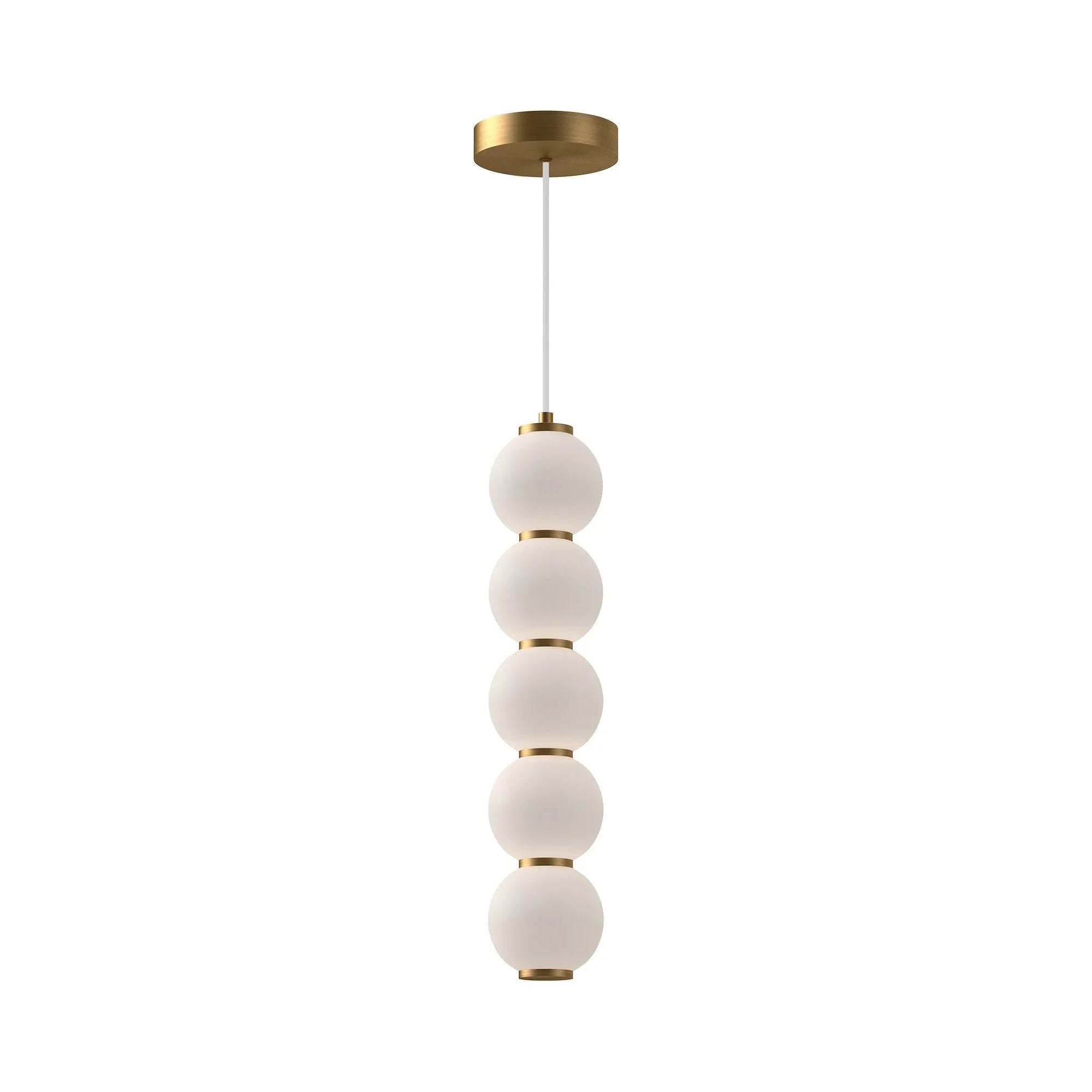 Alora Lighting - Bijou LED Pendant - PD531515AGOP | Montreal Lighting & Hardware