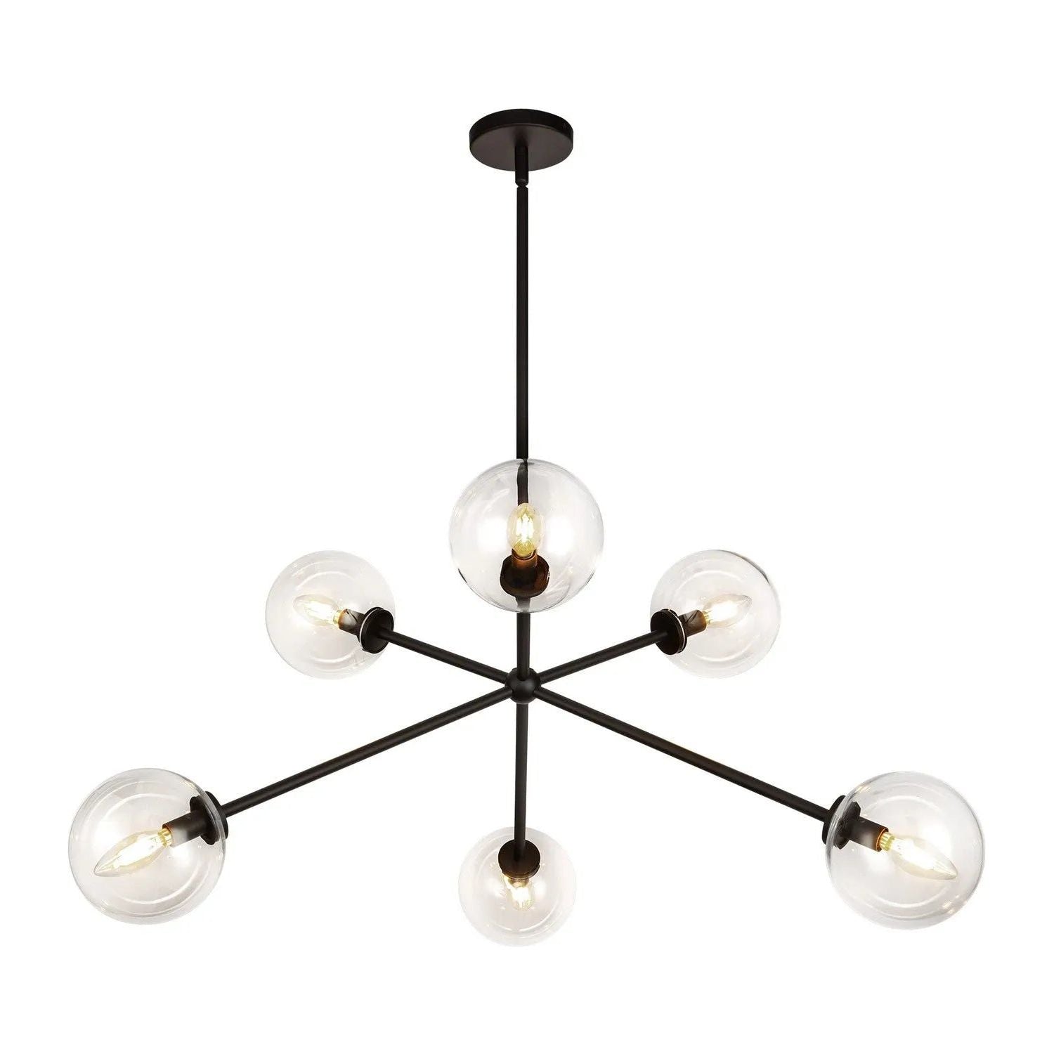 Alora Lighting - Cassia Chandelier - CH549640MBCL | Montreal Lighting & Hardware