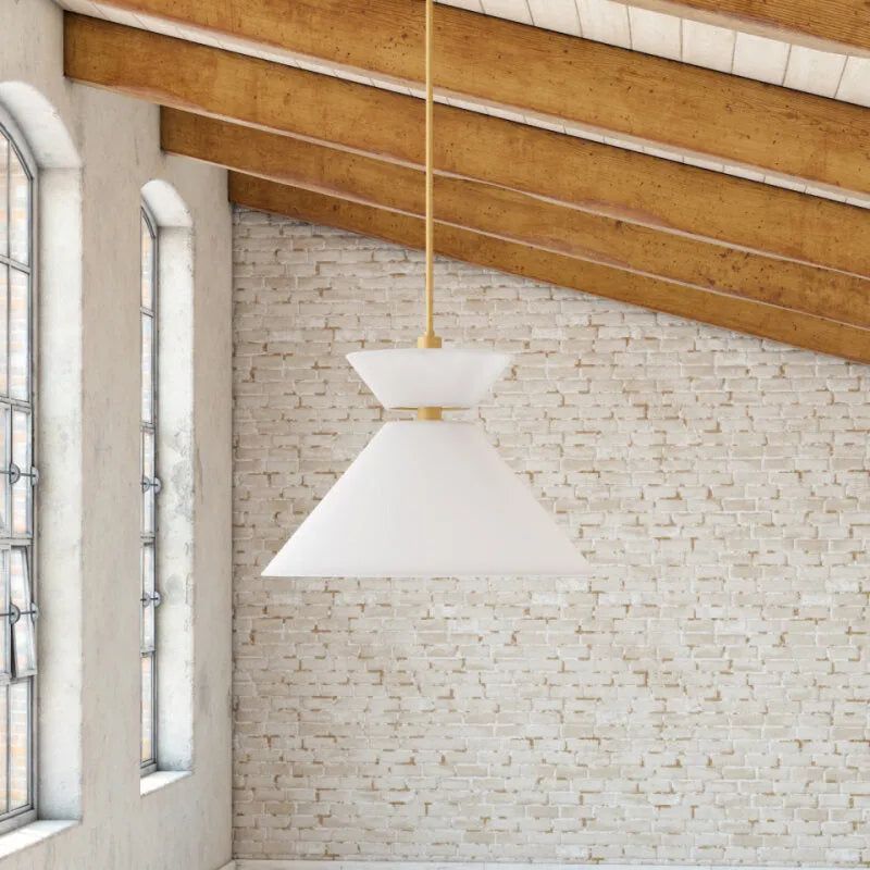 Alora Lighting - Chapelle Pendant - PD543022AGWL | Montreal Lighting & Hardware