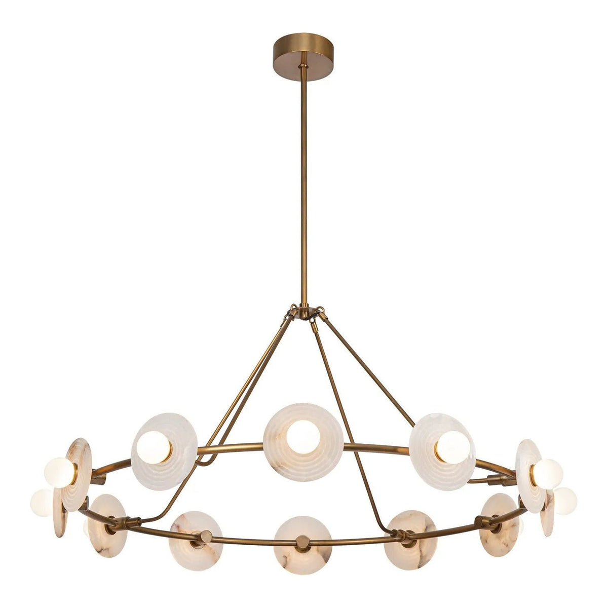 Alora Lighting - Dahlia LED Chandelier - CH346046VBAR | Montreal Lighting & Hardware