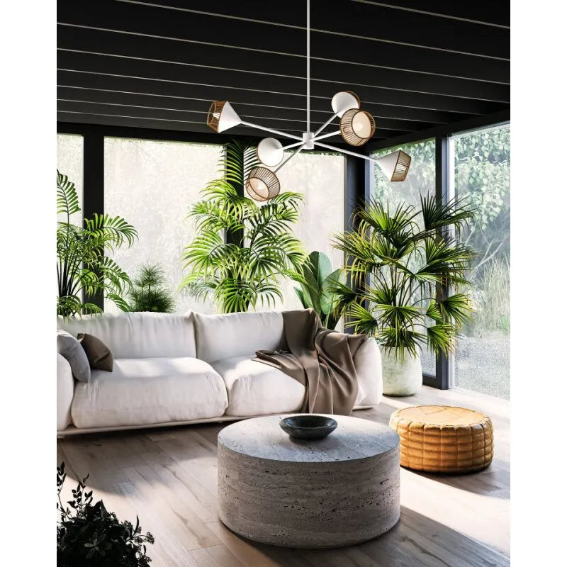 Alora Lighting - Daphne Chandelier - CH633638MBBR | Montreal Lighting & Hardware