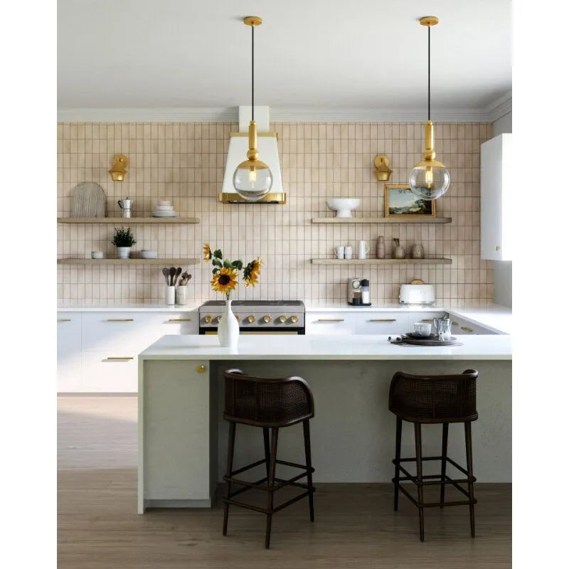 Alora Lighting - Delilah Pendant - PD560510BGCL | Montreal Lighting & Hardware