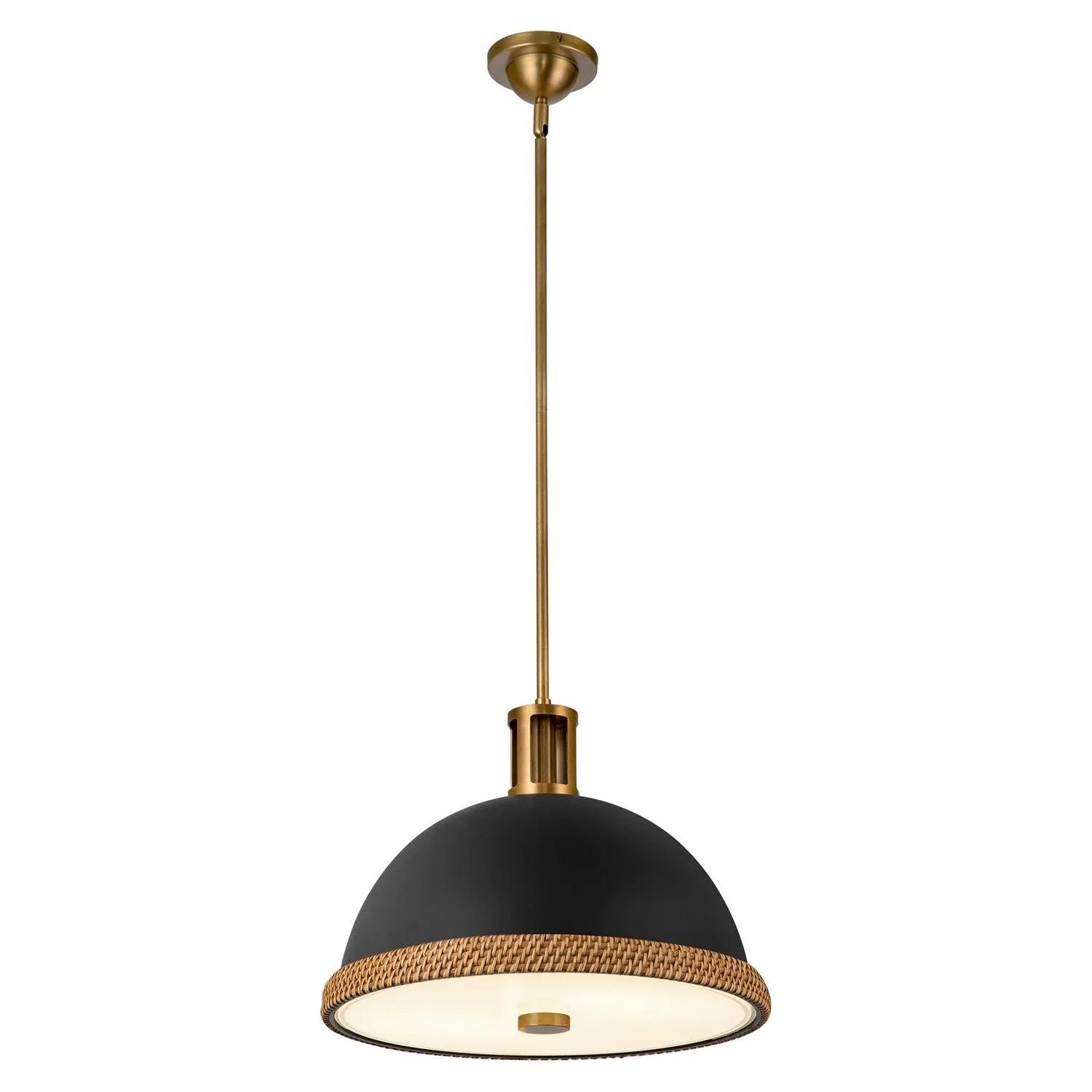 Alora Lighting - Doral Pendant - PD331016MBVB | Montreal Lighting & Hardware