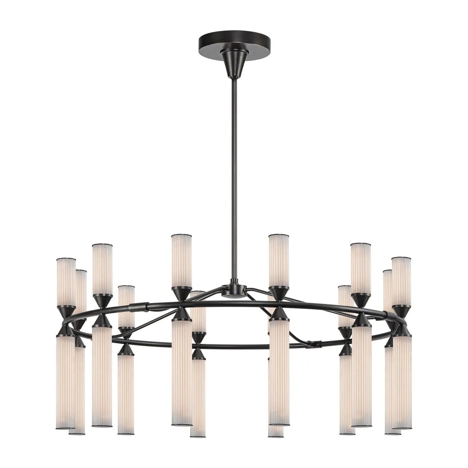 Alora Lighting - Edwin LED Chandelier - CH348038UBFR | Montreal Lighting & Hardware