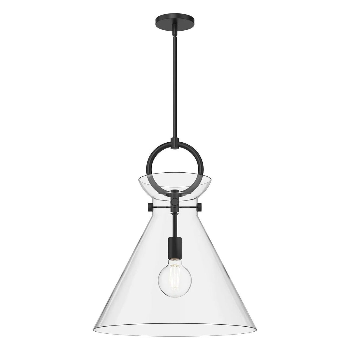 Alora Lighting - Emerson Pendant - PD412518MBCL | Montreal Lighting & Hardware