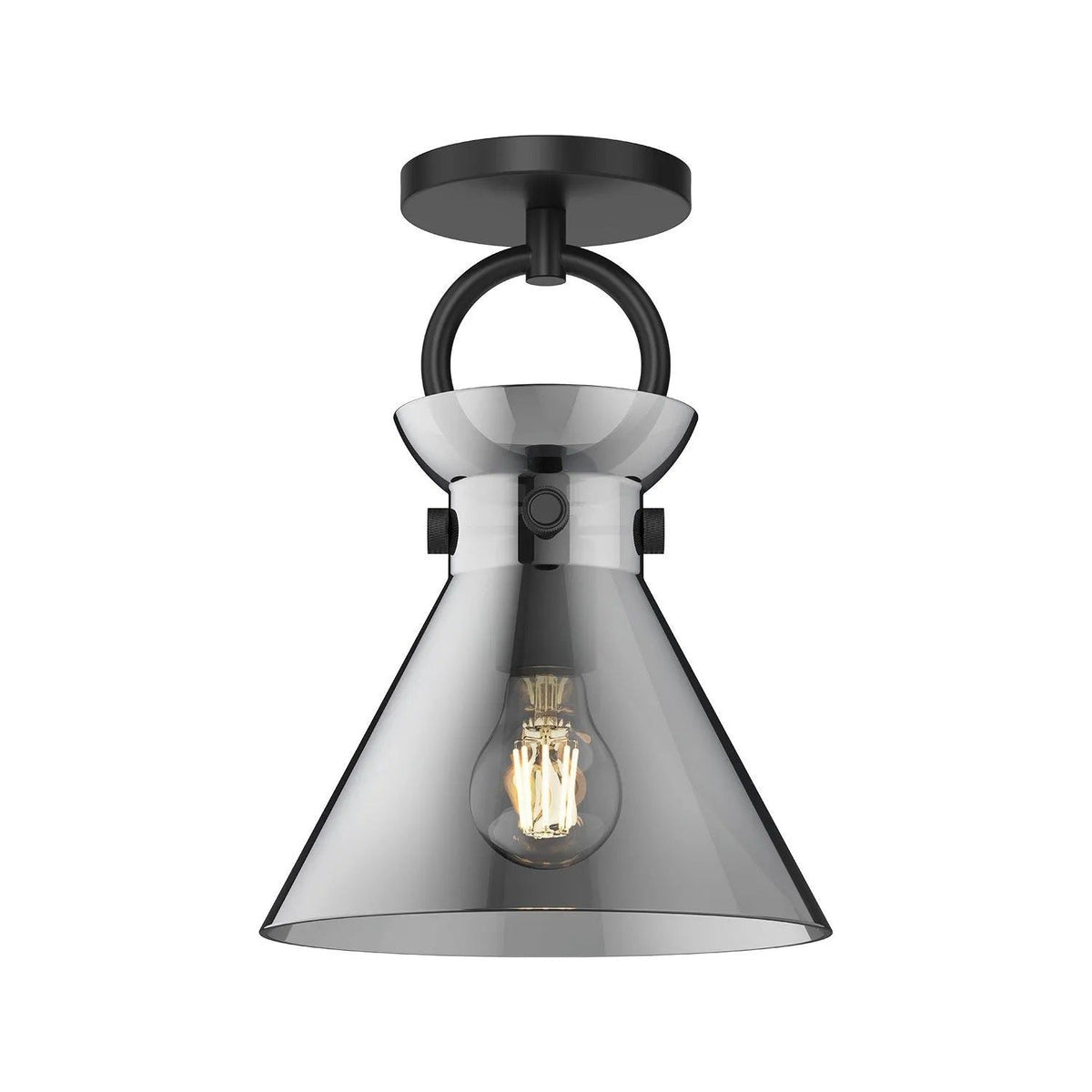 Alora Lighting - Emerson Semi-Flush Mount - SF412509MBSM | Montreal Lighting & Hardware