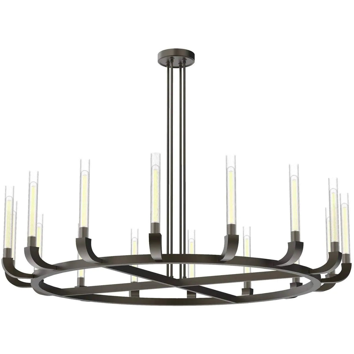 Alora Lighting - Flute Chandelier - CH316004PNCR | Montreal Lighting & Hardware