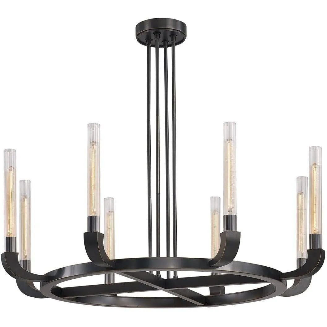 Alora Lighting - Flute Chandelier - CH316008UBCR | Montreal Lighting & Hardware