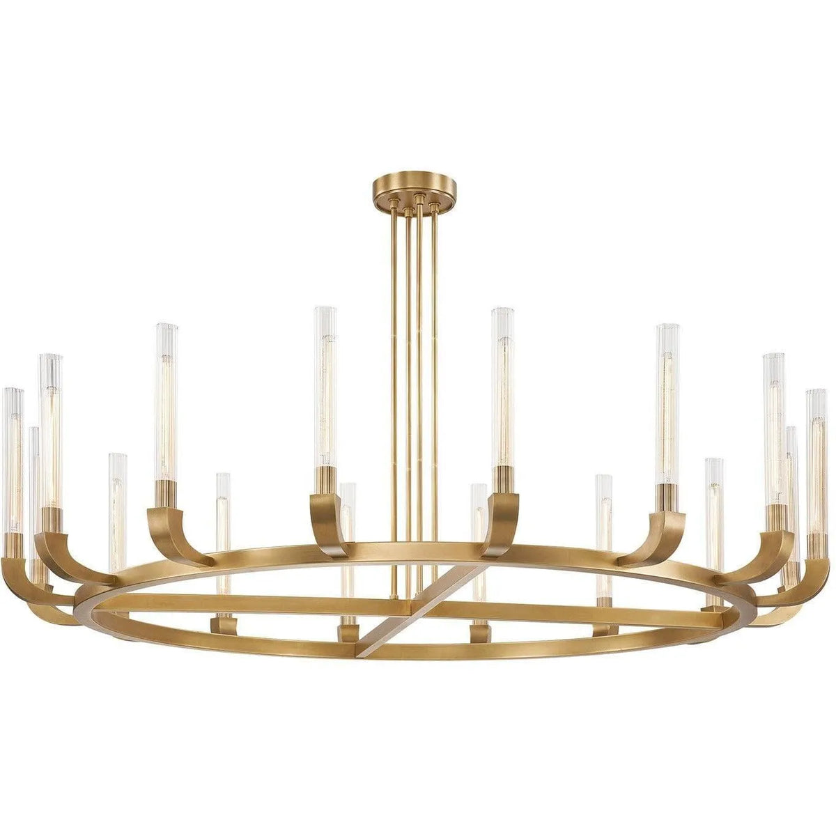 Alora Lighting - Flute Chandelier - CH316016VBCR | Montreal Lighting & Hardware