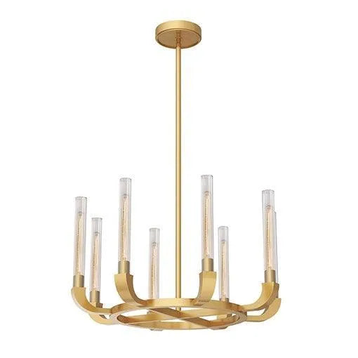 Alora Lighting - Flute Chandelier - CH316708VBCR | Montreal Lighting & Hardware