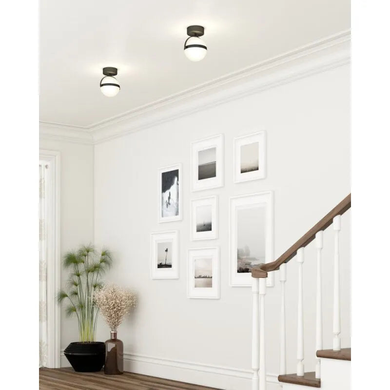 Alora Lighting - Globo LED Flush Mount - FM301001MB | Montreal Lighting & Hardware