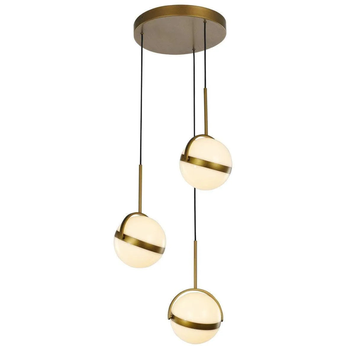 Alora Lighting - Globo LED Multi Pendant - MP301003SG | Montreal Lighting & Hardware