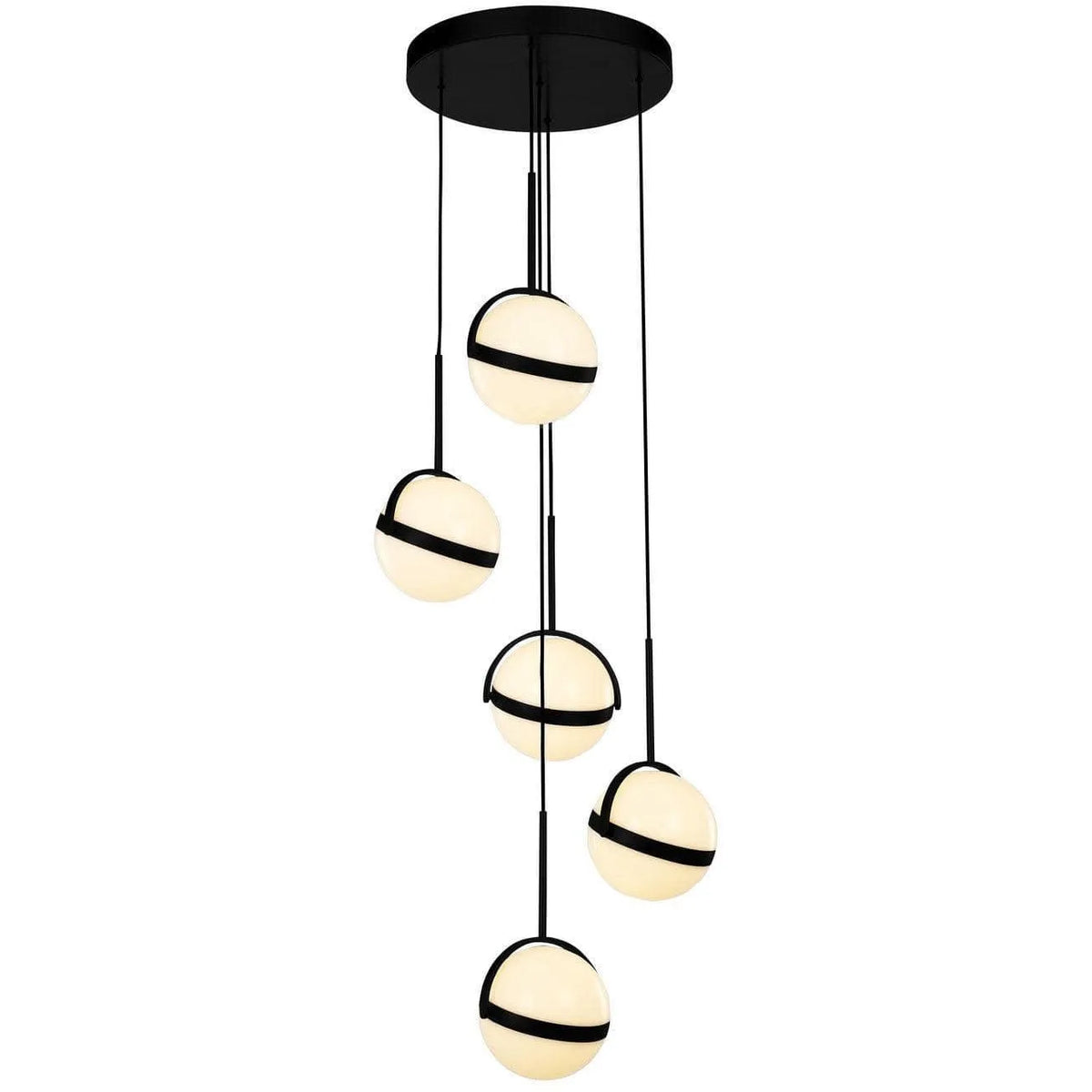 Alora Lighting - Globo LED Multi Pendant - MP301005MB | Montreal Lighting & Hardware