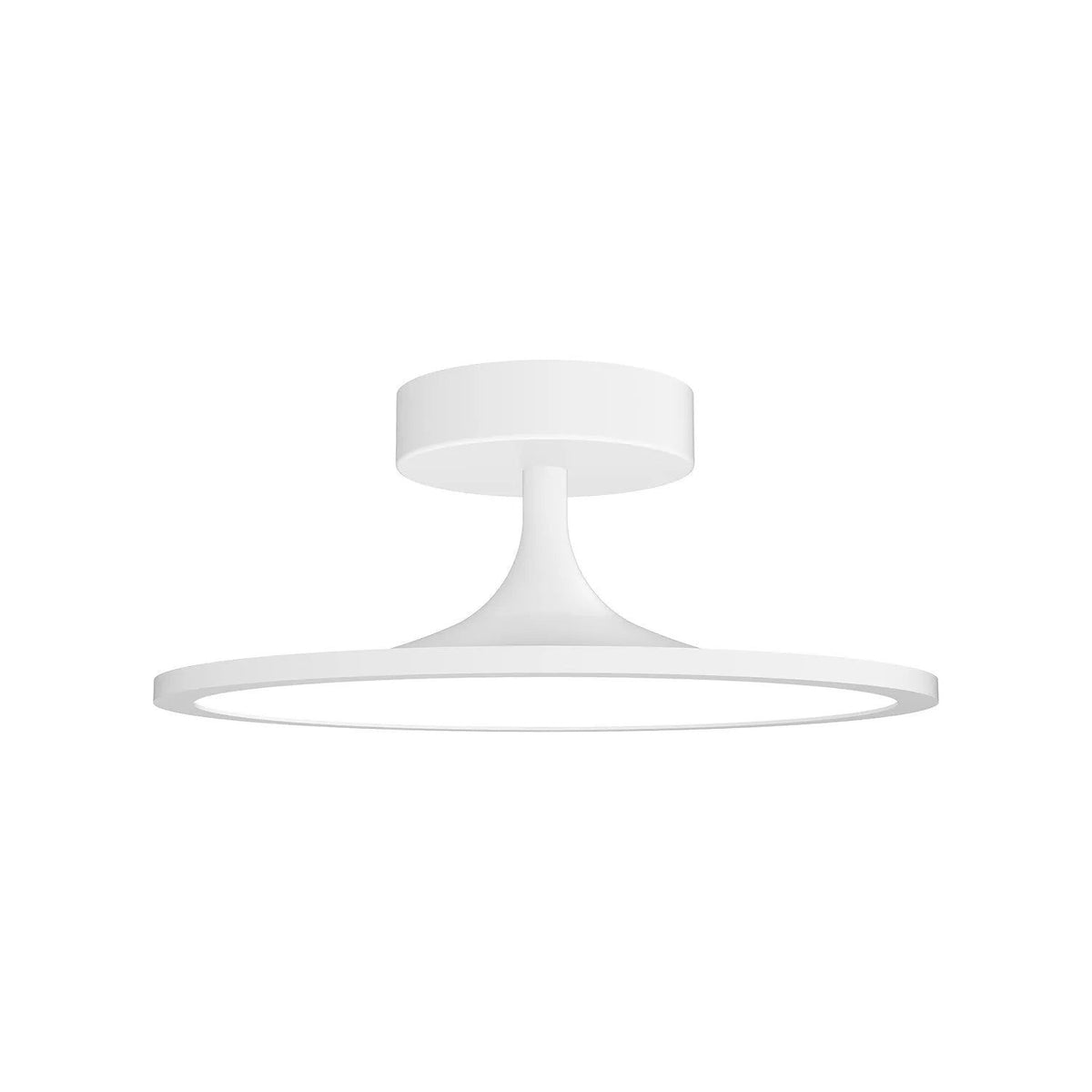 Alora Lighting - Issa LED Semi Flush Mount - SF418012WH | Montreal Lighting & Hardware