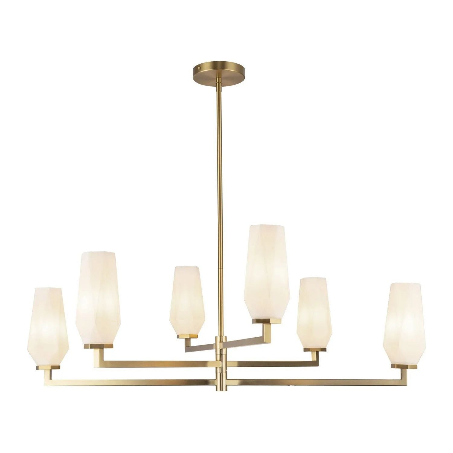 Alora Lighting - Krysta Chandelier - CH424135BGOP | Montreal Lighting & Hardware