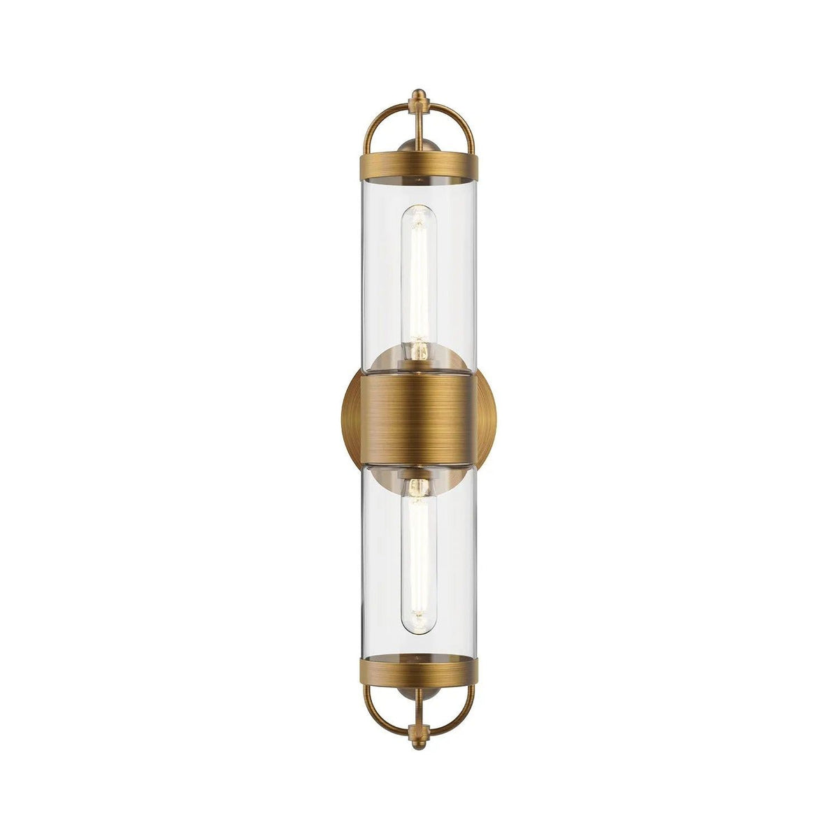 Alora Lighting - Lancaster Double Wall Sconce - WV461102AG | Montreal Lighting & Hardware