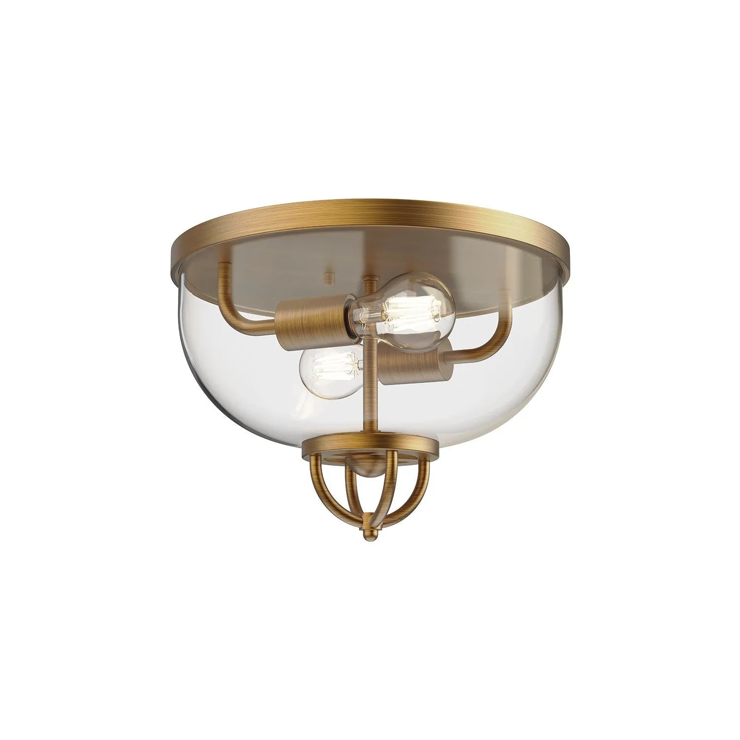 Alora Lighting - Lancaster Flush Mount - FM461102AG | Montreal Lighting & Hardware