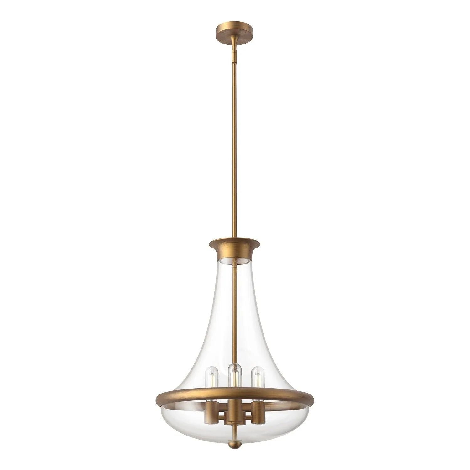 Alora Lighting - Marcel Lantern Pendant - PD464018AG | Montreal Lighting & Hardware