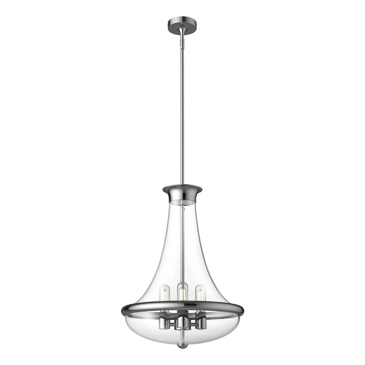 Alora Lighting - Marcel Lantern Pendant - PD464018CH | Montreal Lighting & Hardware