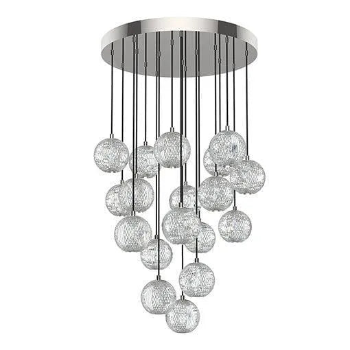 Alora Lighting - Marni LED Multi-Pendant - MP321218PN | Montreal Lighting & Hardware