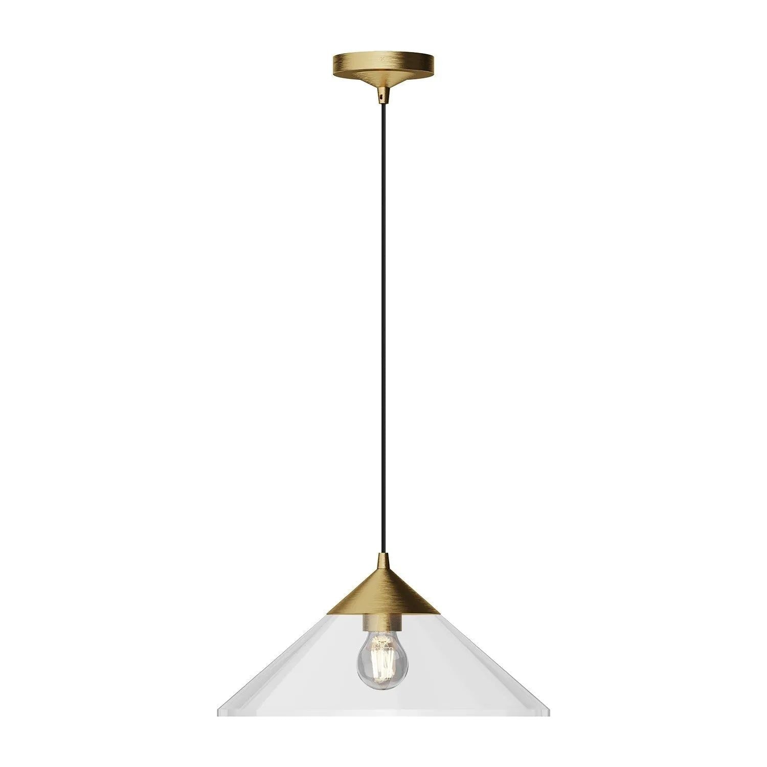 Alora Lighting - Mauer Pendant - PD521015BGCL | Montreal Lighting & Hardware