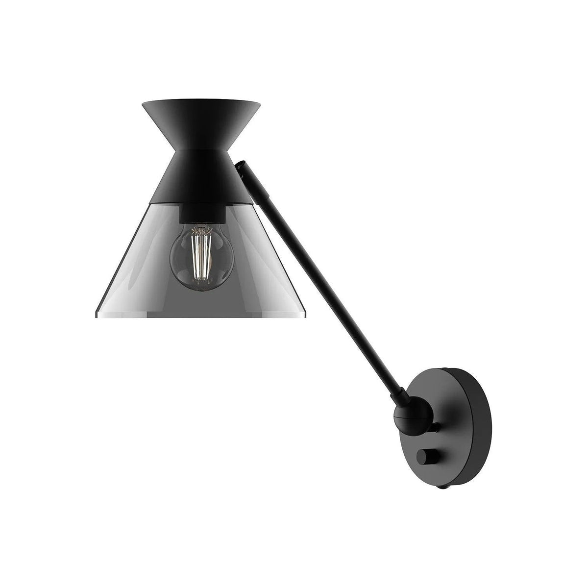 Alora Lighting - Mauer Wall Sconce - WV521008MBSM | Montreal Lighting & Hardware