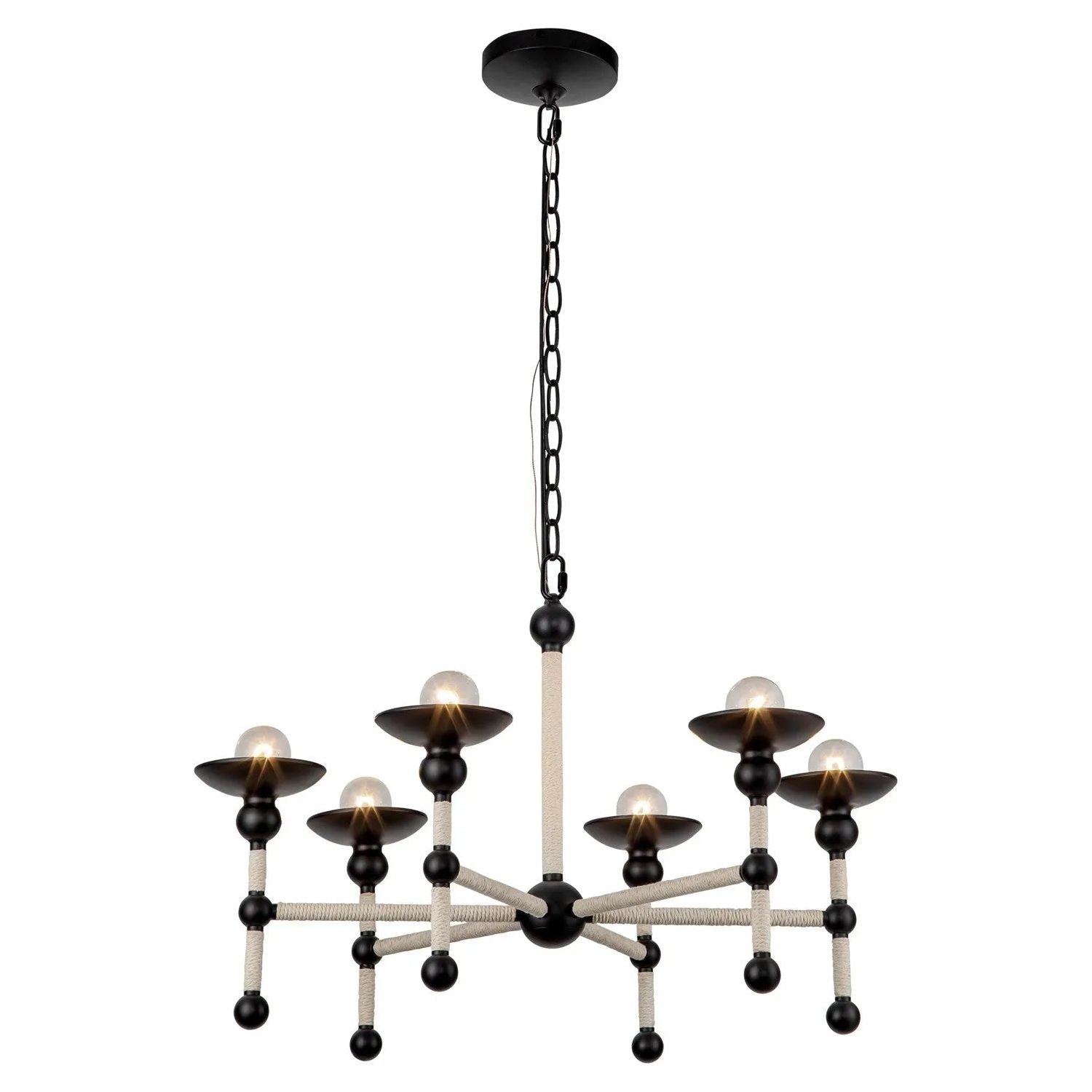 Alora Lighting - Nadine Chandelier - CH343625MBCN | Montreal Lighting & Hardware