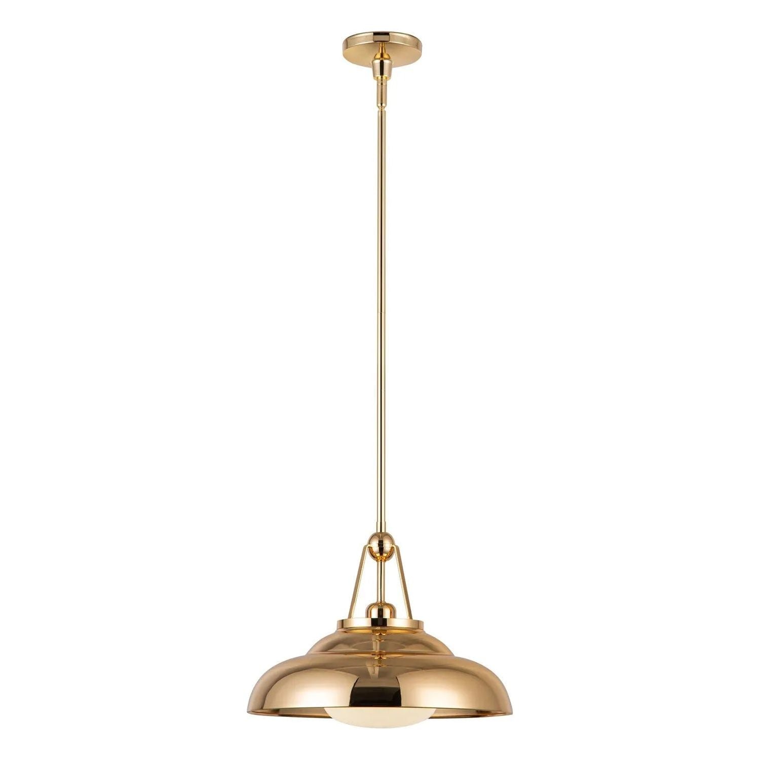 Alora Lighting - Palmetto Pendant - PD344014PBGO | Montreal Lighting & Hardware