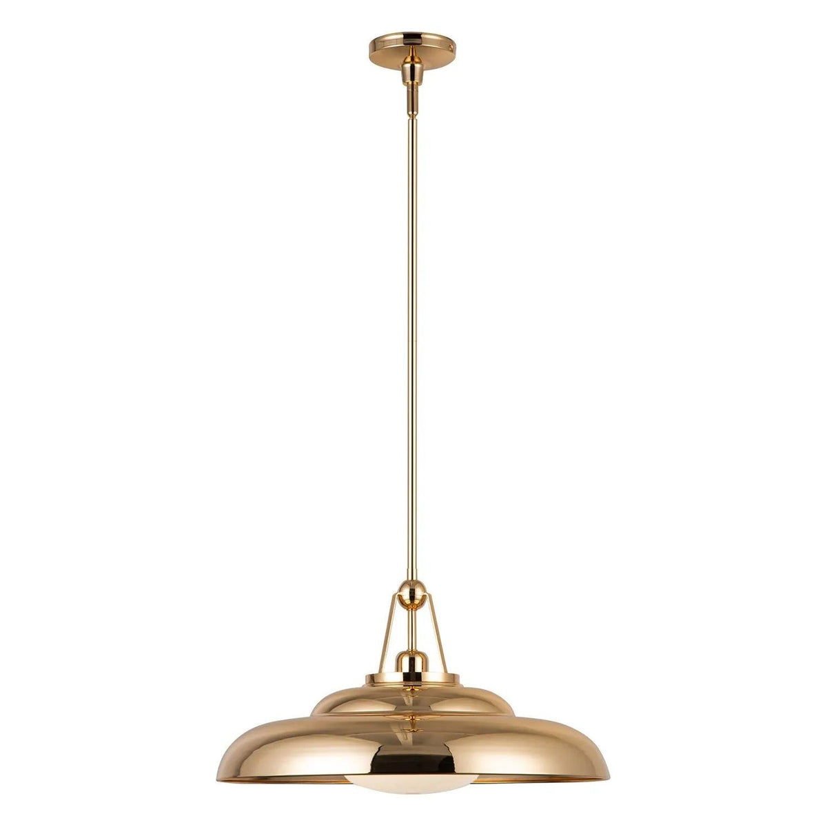 Alora Lighting - Palmetto Pendant - PD344020PBGO | Montreal Lighting & Hardware