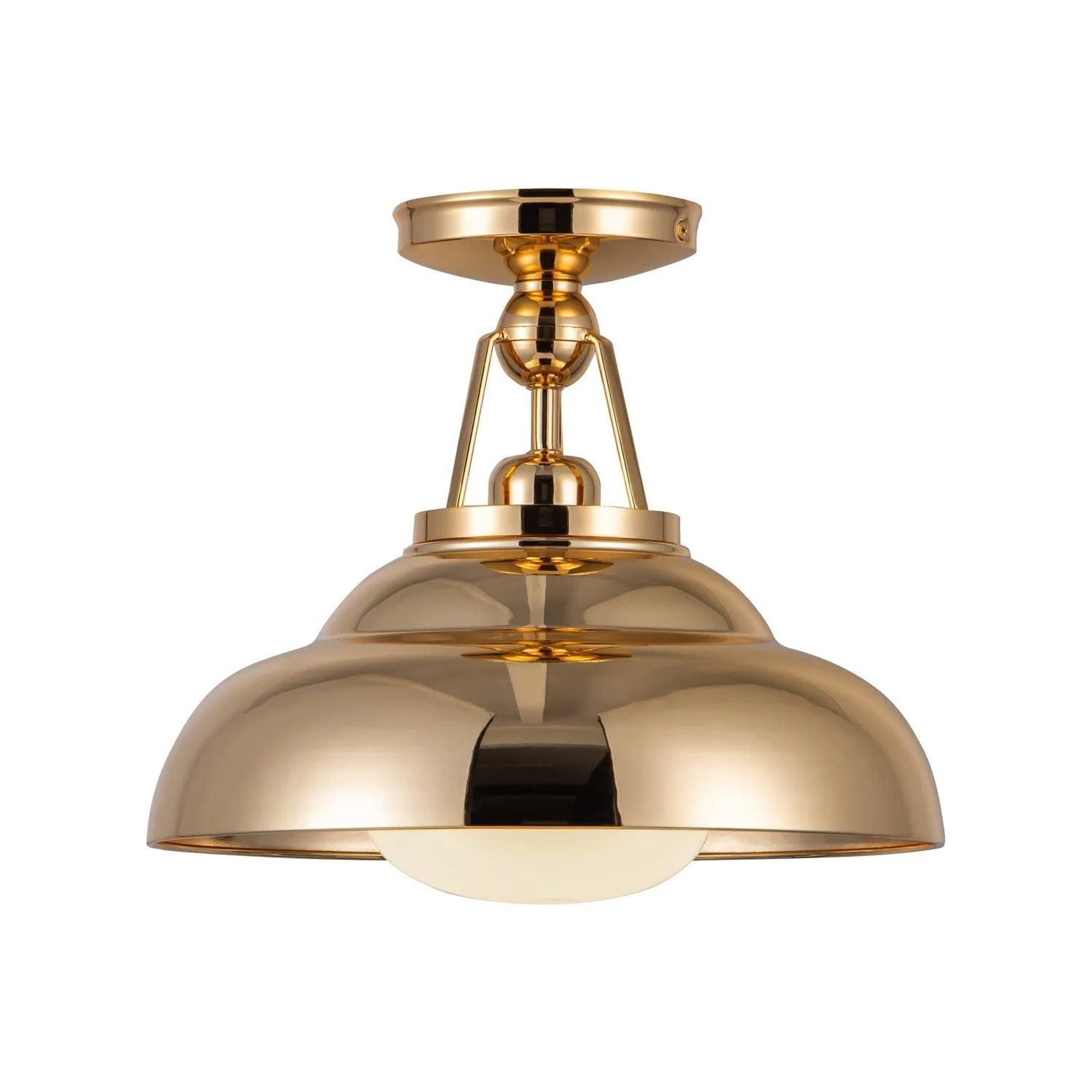 Alora Lighting - Palmetto Semi-Flush Mount - SF344012PBGO | Montreal Lighting & Hardware