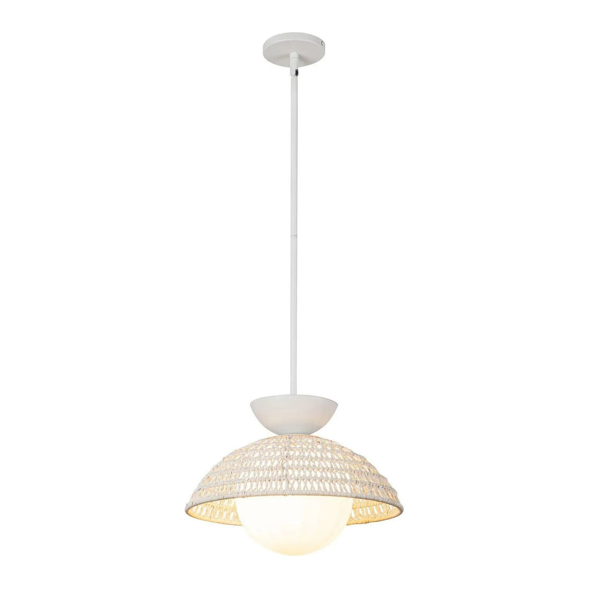 Alora Lighting - Perth Pendant - PD490114WHOP | Montreal Lighting & Hardware