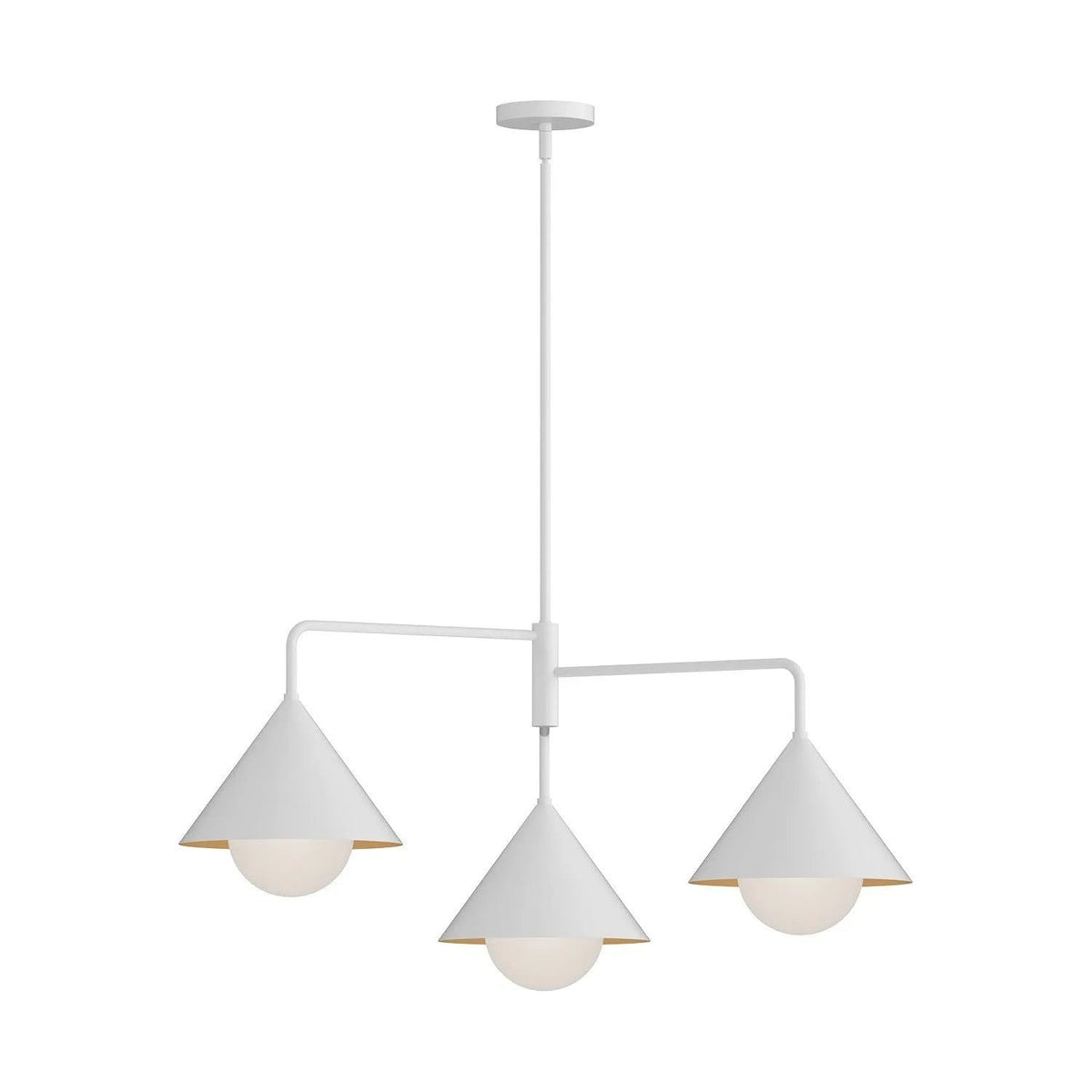 Alora Lighting - Remy Chandelier - CH485245WHOP | Montreal Lighting & Hardware