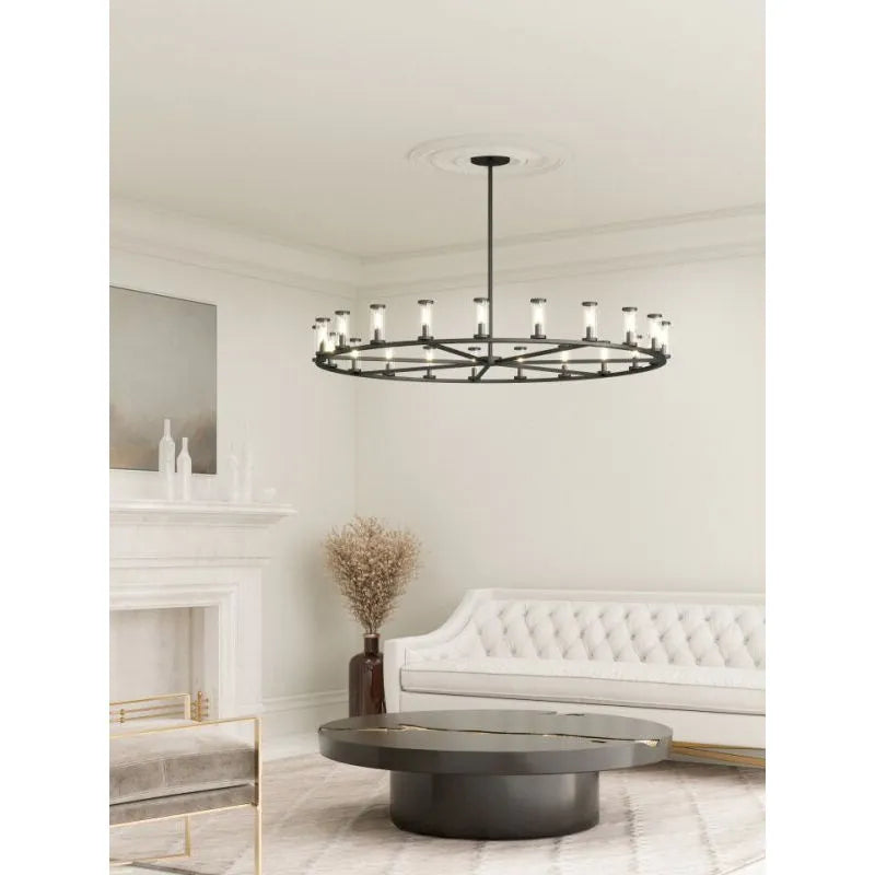 Alora Lighting - Revolve Chandelier - CH309006NBCG | Montreal Lighting & Hardware