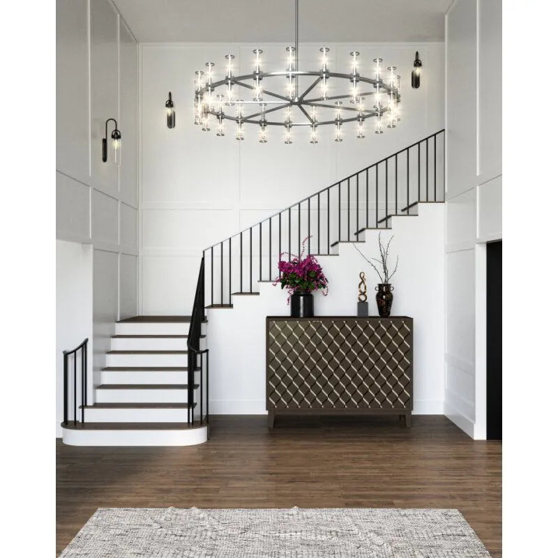 Alora Lighting - Revolve Chandelier - CH309006NBCG | Montreal Lighting & Hardware