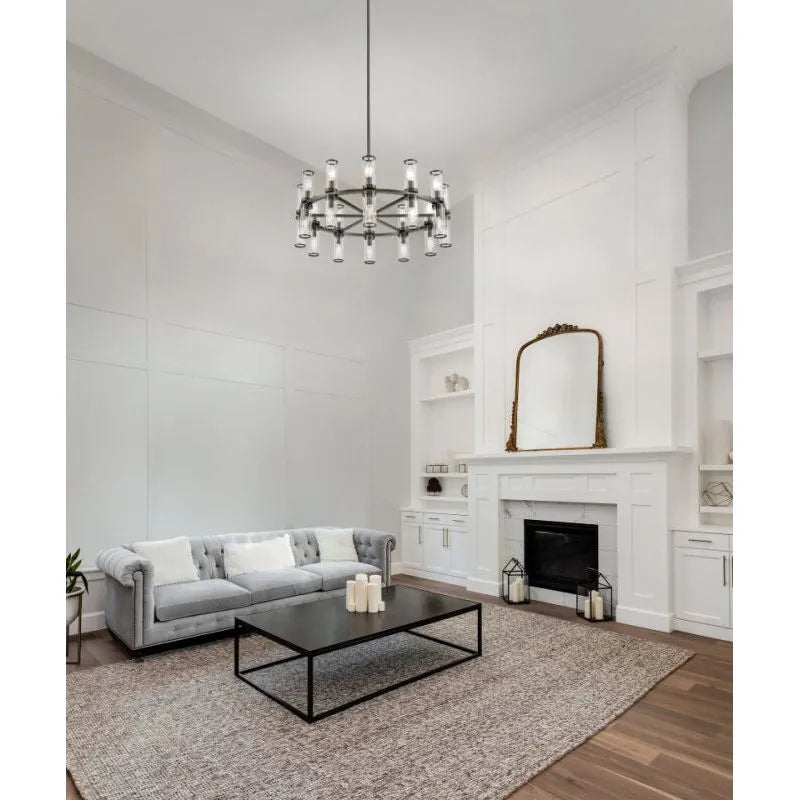 Alora Lighting - Revolve Chandelier - CH309006NBCG | Montreal Lighting & Hardware