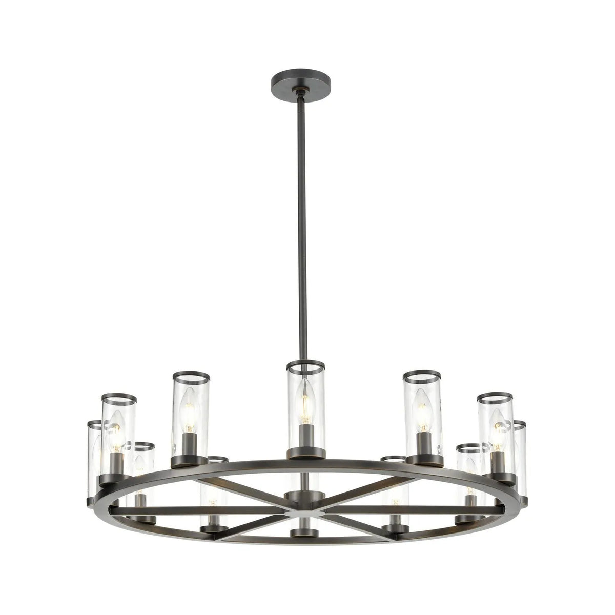 Alora Lighting - Revolve Chandelier - CH309012UBCG | Montreal Lighting & Hardware