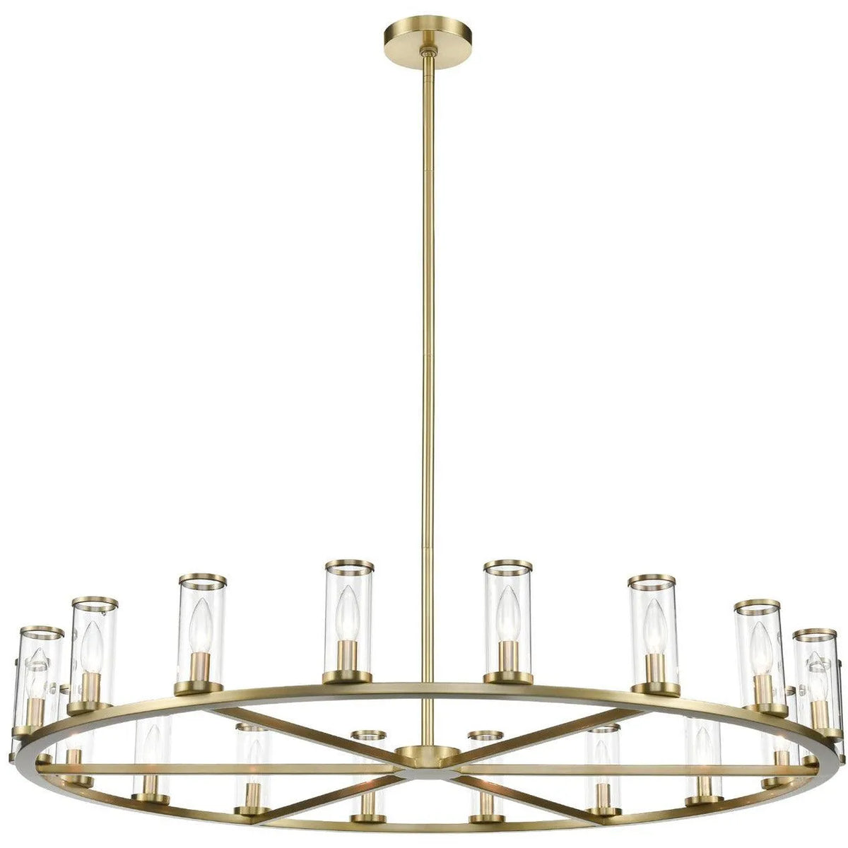 Alora Lighting - Revolve Chandelier - CH309018NBCG | Montreal Lighting & Hardware