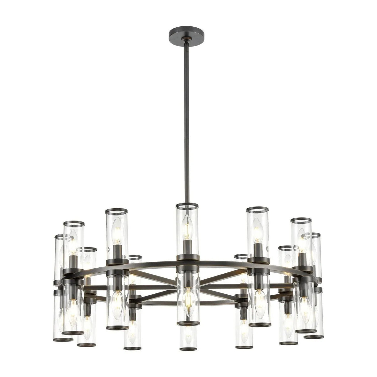 Alora Lighting - Revolve Chandelier - CH309024UBCG | Montreal Lighting & Hardware