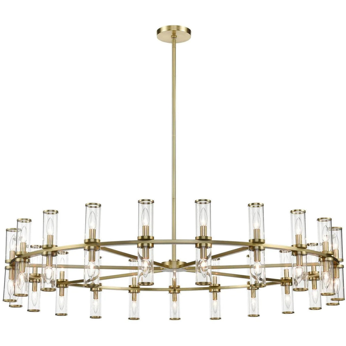 Alora Lighting - Revolve Chandelier - CH309042NBCG | Montreal Lighting & Hardware